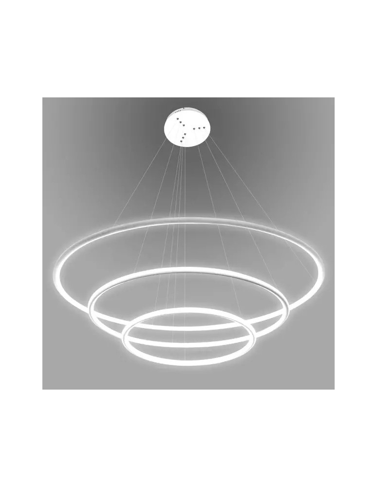Pendant lamps circles - Altavola Design Led Circles Pendant Lamp No.3 dia.80 cm in 3k white dimmable  - product kolory-swiatla.pl 2