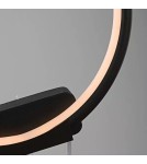 Ring wall lamps - Altavola Design: Led Circles wall lamp no. 1 in 3k black  - product 4