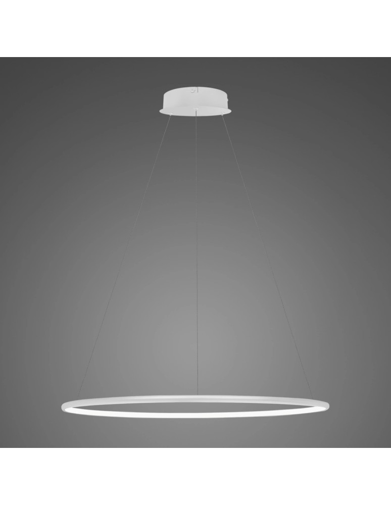 Pendant lamps circles - Altavola Design Led Circles Pendant Lamp No.1 dia.60 cm in 3k white   - product kolory-swiatla.pl 1