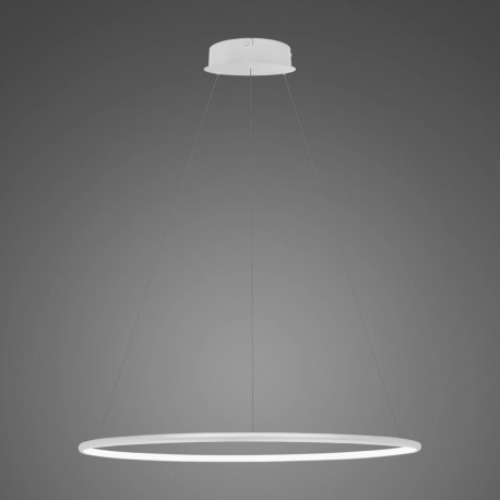 Altavola Design Lampa wisząca Ledowe Okręgi No.1 Φ60 cm in 3k biała 