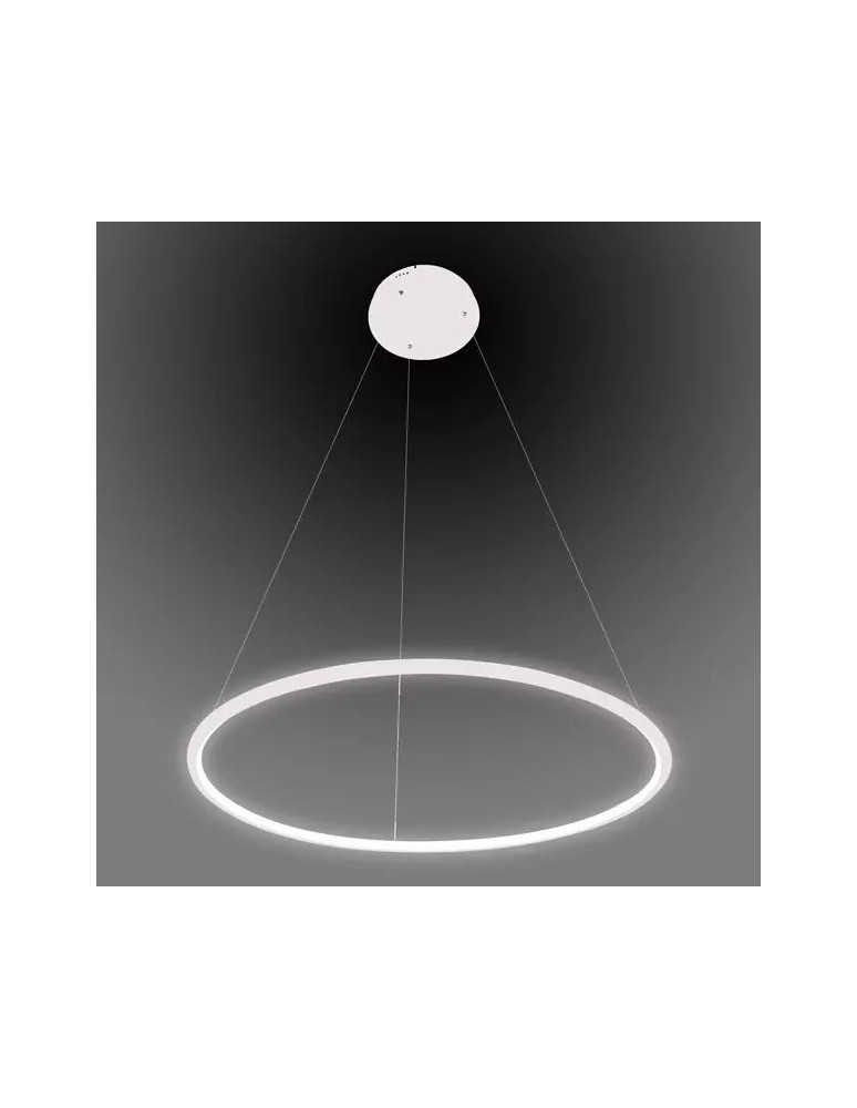 Pendant lamps circles - Altavola Design Led Circles Pendant Lamp No.1 dia.60 cm in 3k white   - product kolory-swiatla.pl 2