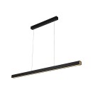 Pendant lamps over desk - Altavola Design LINEAR pendant lamp 100cm black 3k  - product 1