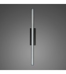Tube wall lamps - Altavola Design LINEA No.1 38.5 cm black 3k led wall lamp  - product 1