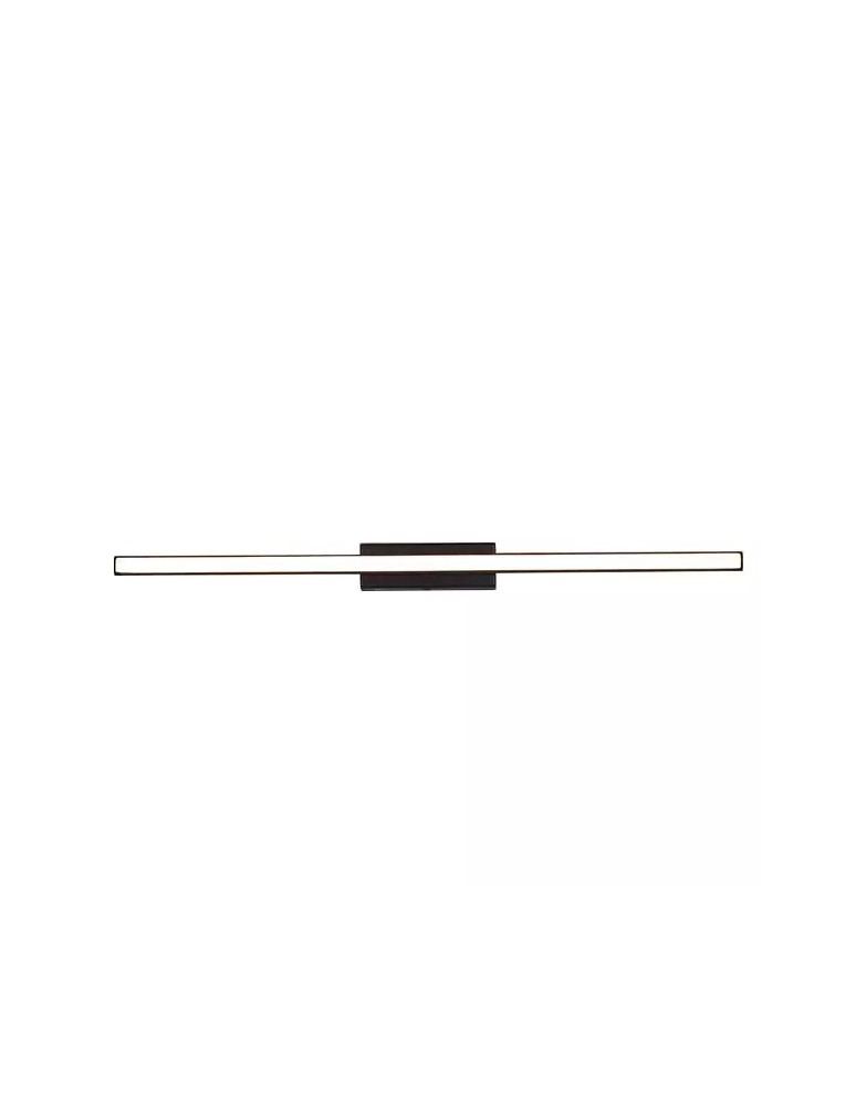 Tube wall lamps - Altavola Design LINEA No.1 38.5 cm black 3k led wall lamp  - product kolory-swiatla.pl 3