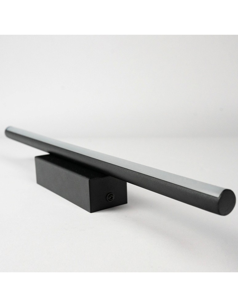 Tube wall lamps - Altavola Design LINEA No.1 38.5 cm black 3k led wall lamp  - product kolory-swiatla.pl 4