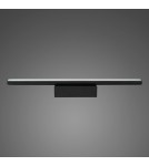 Tube wall lamps - Altavola Design LINEA No.1 38.5 cm black 4k led wall lamp  - product 3