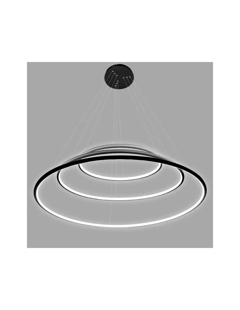 Pendant lamps circles - Altavola Design Led Circles Pendant Lamp No.3 dia.100 cm in 4k black  - product kolory-swiatla.pl 4