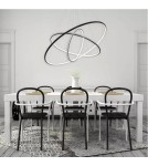 Pendant lamps circles - Altavola Design Led Circles Pendant Lamp No.3 dia.100 cm in 4k black  - product 6