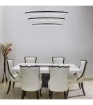 Pendant lamps circles - Altavola Design Led Circles Pendant Lamp No.3 dia.100 cm in 4k black  - product 10