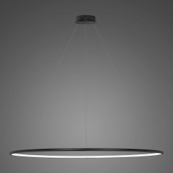 Altavola Design Lampa wisząca Ledowe Okręgi No.1 Φ150 cm in 3k czarna ściemnialna 