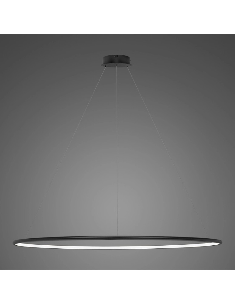 Pendant lamps circles - Altavola Design Led Circles Pendant Lamp No.1 ¶ 150 cm in 3k black dimmable  - product kolory-swiatla.pl 1