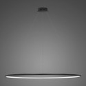 Altavola Design Lampa wisząca Ledowe Okręgi No.1 śr.150 cm in 3k czarna ściemnialna 