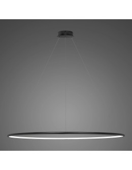 Altavola Design Lampa wisząca Ledowe Okręgi No.1 Φ150 cm in 3k czarna ściemnialna 