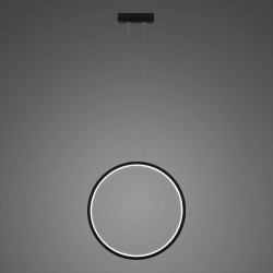 Altavola Design Lampa wisząca Ledowe okręgi No.1 X śr.40 cm in 4k czarny 