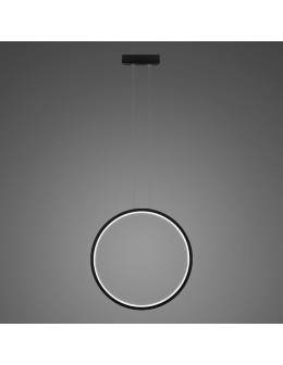 Altavola Design Led circles pendant lamp No.1 X dia.40 cm in 4k black 