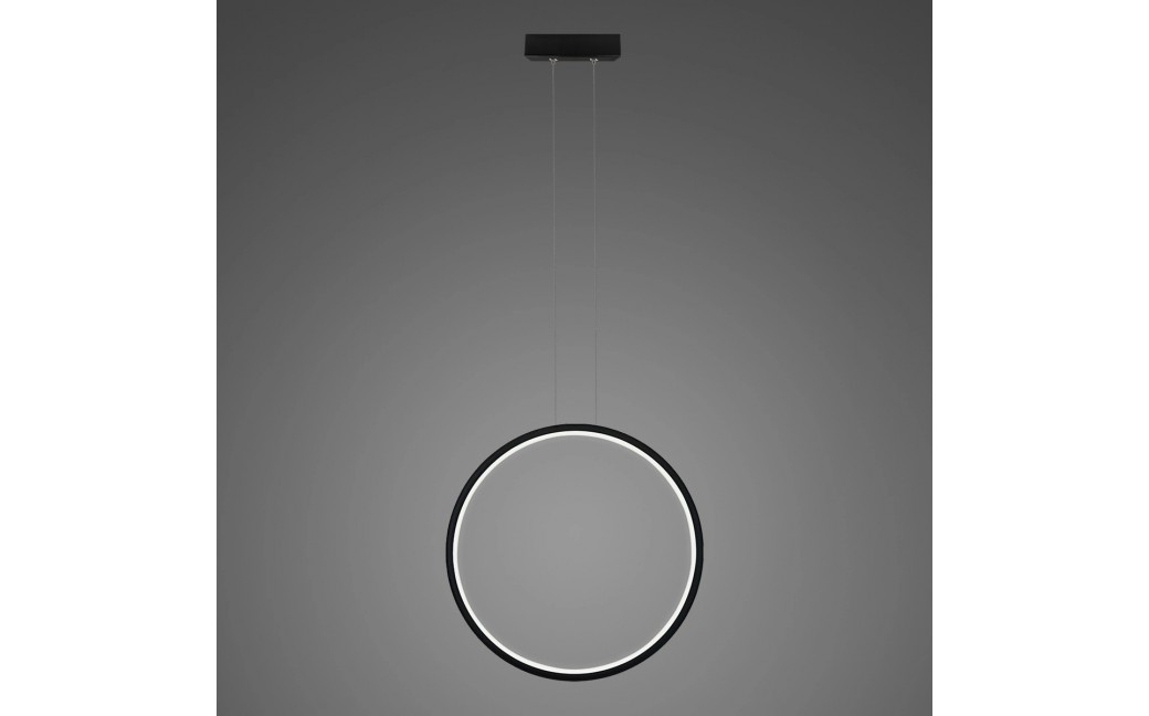 Altavola Design Lampa wisząca Ledowe okręgi No.1 X Φ40 cm in 4k czarny 