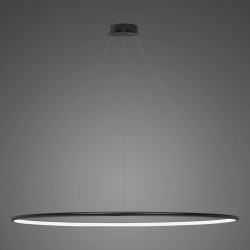 Altavola Design Lampa wisząca Ledowe Okręgi No.1 Φ180 cm in 3k czarna 