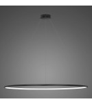 Pendant lamps circles - Altavola Design Led Circles Pendant Lamp No.1 dia.180 cm in 4k black  - product 1