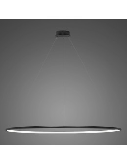 Altavola Design Lampa wisząca Ledowe Okręgi No.1 Φ180 cm in 4k czarna 