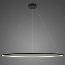 Altavola Design Lampa wisząca Ledowe Okręgi No.1 Φ200 cm in 3k czarna 