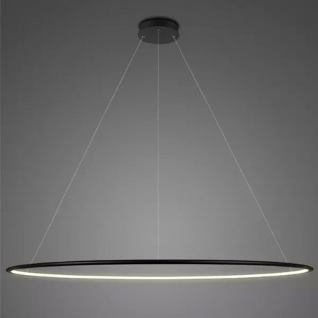 Altavola Design Lampa wisząca Ledowe Okręgi No.1 Φ200 cm in 3k czarna 