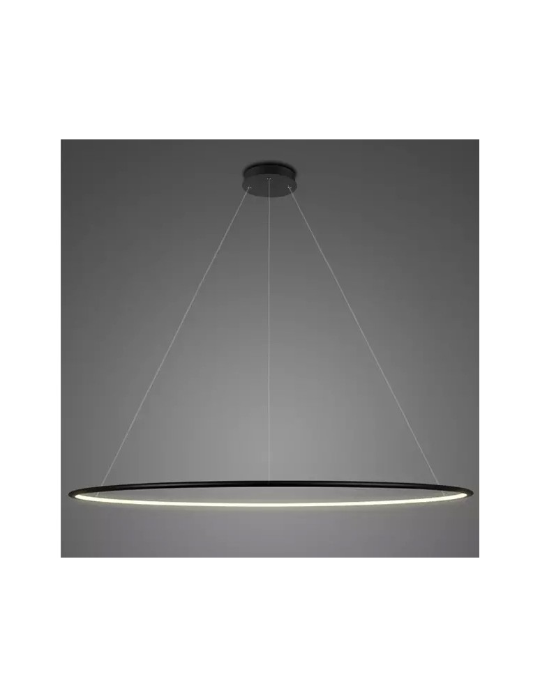 Pendant lamps circles - Altavola Design Led Circles Pendant Lamp No.1 dia.200 cm in 3k black - product kolory-swiatla.pl 1
