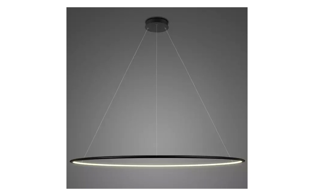 Altavola Design Lampa wisząca Ledowe Okręgi No.1 Φ200 cm in 3k czarna 