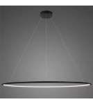 Pendant lamps circles - Altavola Design Led Circles Pendant Lamp No.1 Diameter 200 cm in 4k black  - product 1