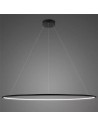 Altavola Design Lampa wisząca Ledowe Okręgi No.1 Φ200 cm in 4k czarna 