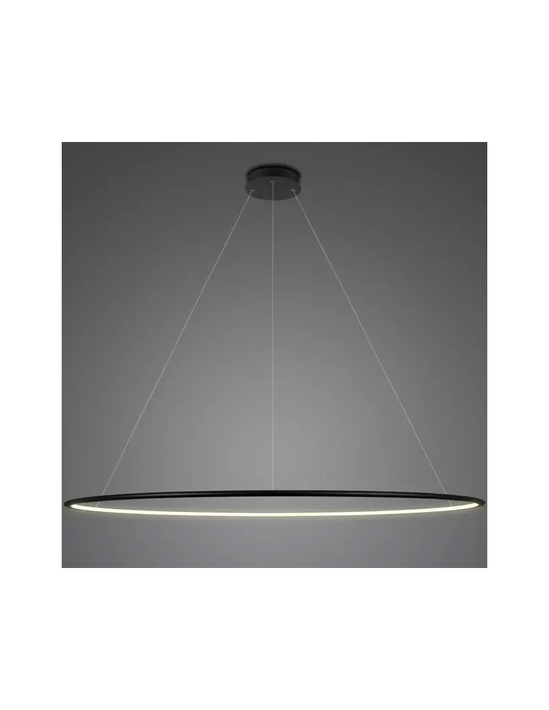 Pendant lamps circles - Altavola Design Led Circles Pendant Lamp No.1 ¶ 230 cm in 3k black  - product kolory-swiatla.pl 1