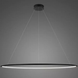 Altavola Design Lampa wisząca Ledowe Okręgi No.1 Φ230 cm in 4k czarna 