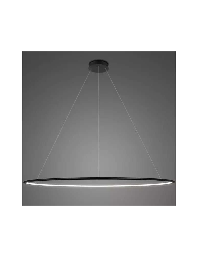 Pendant lamps circles - Altavola Design Led Circles Pendant Lamp No.1 ¶ 230 cm in 4k black  - product kolory-swiatla.pl 1