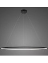 Altavola Design Lampa wisząca Ledowe Okręgi No.1 Φ230 cm in 4k czarna 
