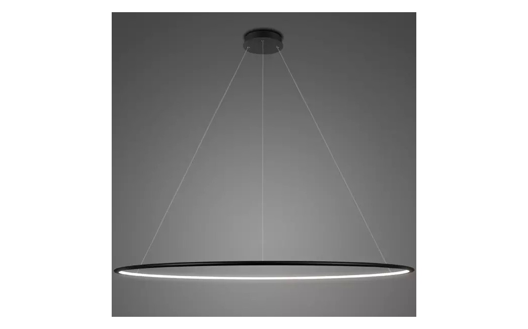 Altavola Design Lampa wisząca Ledowe Okręgi No.1 Φ230 cm in 4k czarna 