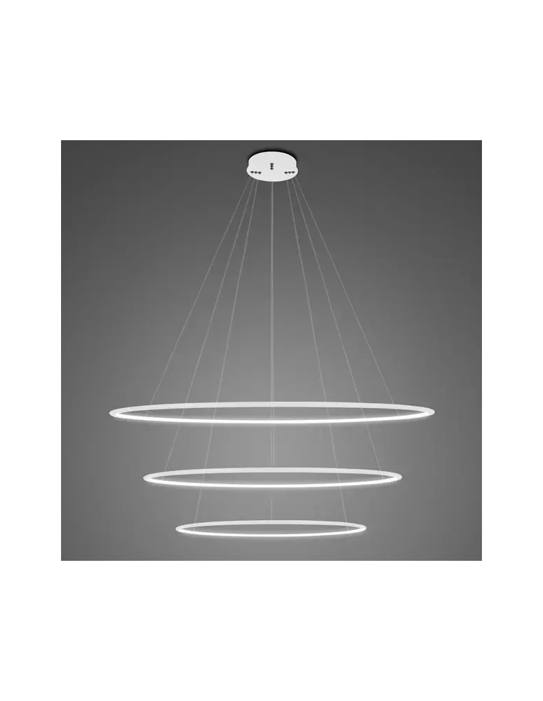 Pendant lamps circles - Altavola Design Led Circles Pendant Lamp No.3 dia.100 cm in 4k white  - product kolory-swiatla.pl 1