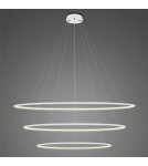 Pendant lamps circles - Altavola Design Led Circles Pendant Lamp No.3 dia.120 cm in 3k white  - product 1