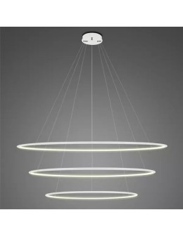 Altavola Design Lampa wisząca Ledowe Okręgi No.3 Φ120 cm in 3k biała 