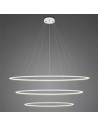 Altavola Design Lampa wisząca Ledowe Okręgi No.3 Φ120 cm in 3k biała 