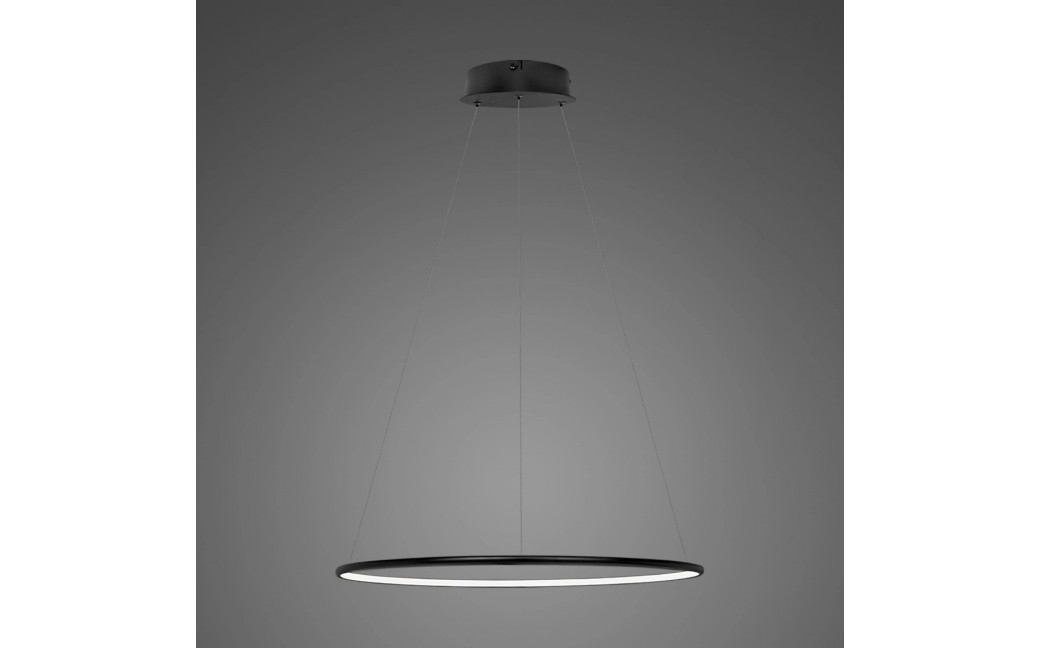 Altavola Design Lampa wisząca Ledowe Okręgi No.1 Φ40 in 4k czarna 