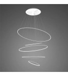 Pendant lamps circles - Altavola Design Led circles pendant lamp No.5 dia.150 cm 3k white dimmable  - product 1