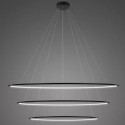 Altavola Design Lampa wisząca Ledowe Okręgi No.3 śr.180 cm in 4k czarna 