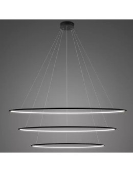 Altavola Design Led Circles Pendant Lamp No.3 dia.180 cm in 4k black 