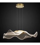 Designer pendant lamps - Altavola Design Velo No. 2 gold pendant lamp  - product 4