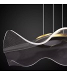 Designer pendant lamps - Altavola Design Velo No. 2 gold pendant lamp  - product 7