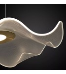 Designer pendant lamps - Altavola Design Velo No. 2 gold pendant lamp  - product 8