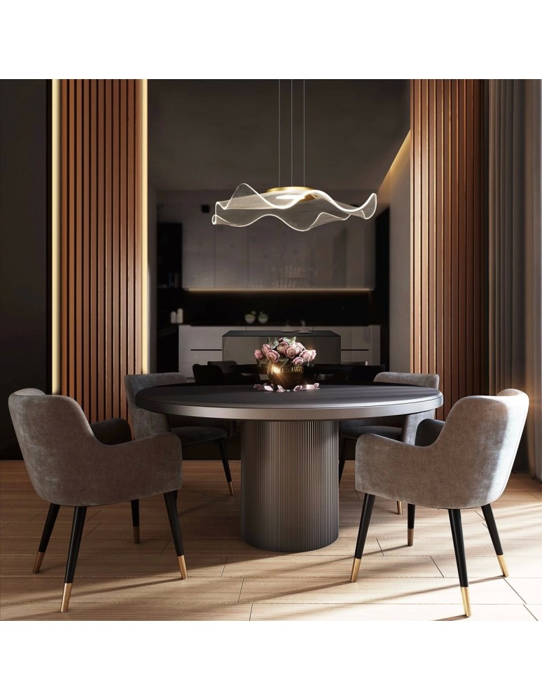 Designer pendant lamps - Altavola Design Velo No. 2 gold pendant lamp  - product kolory-swiatla.pl 10