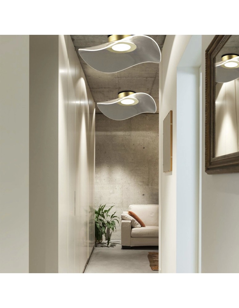 Designer ceiling lamps - Altavola Design Plafond Velo No. 1 Gold   - product kolory-swiatla.pl 6