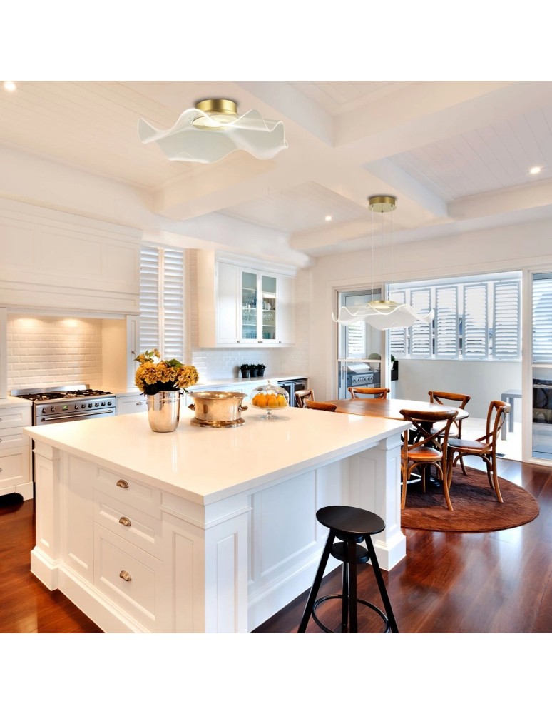 Designer ceiling lamps - Altavola Design Plafond Velo No. 2 gold   - product kolory-swiatla.pl 10