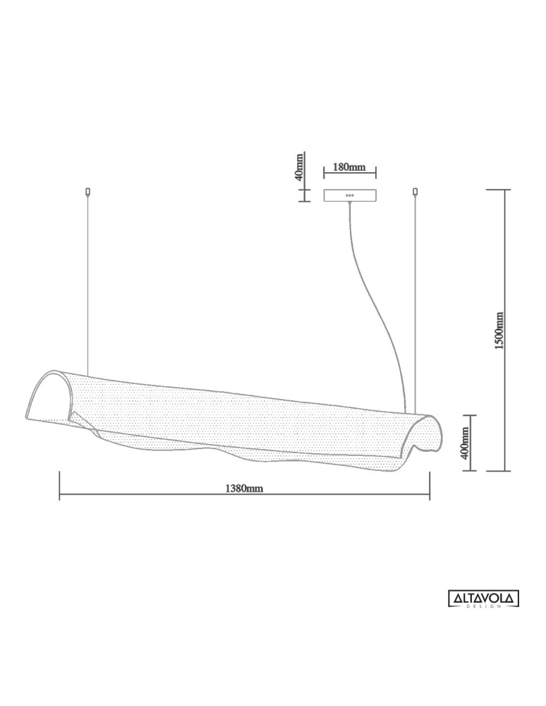 Designer pendant lamps - Altavola Design Cortina No.3 Pendant Lamp   - product kolory-swiatla.pl 7