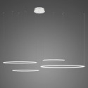 Altavola Design Lampa wisząca Ledowe Okręgi No.4 śr.100 cm in 3k biała ściemnialna 